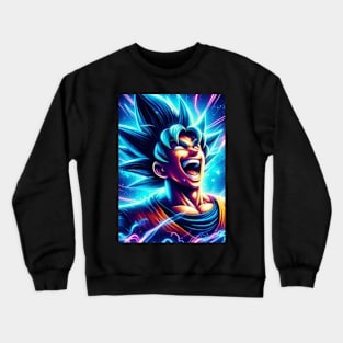 Goku super saiyan laugh Crewneck Sweatshirt